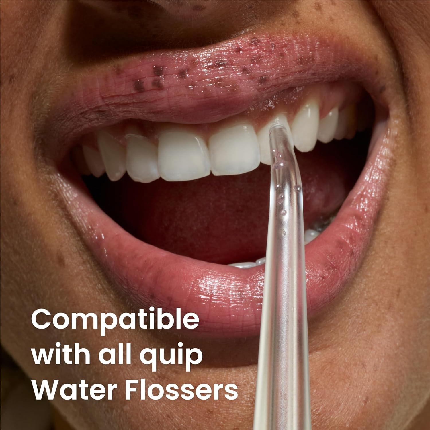 image:imagequip Water Flosser Tip Refills Cordless Water Flosser Refill Tips Teeth Cleaner Pick with 360 Degree Rotating Replaceable Tip Rechargeable Water Dental Pick Refills 3 ct