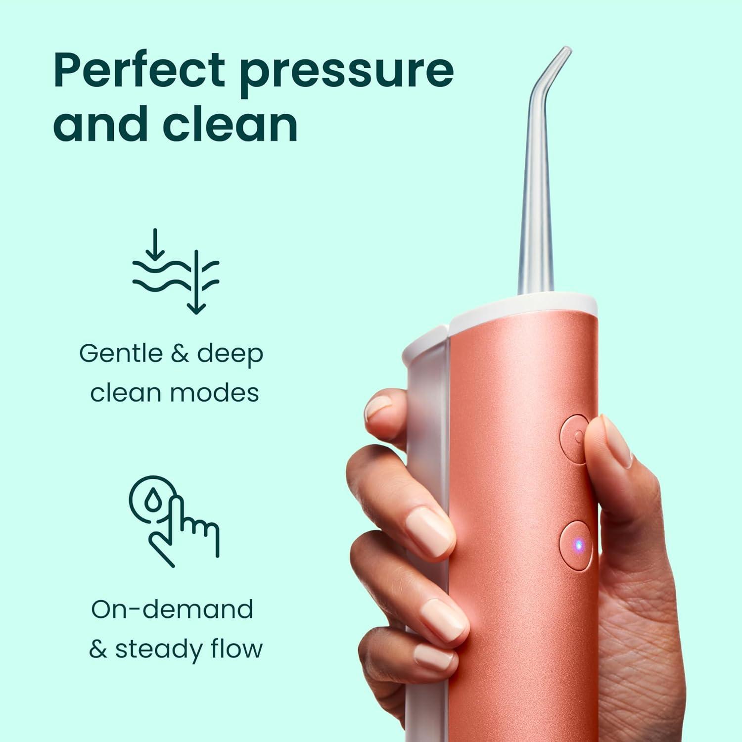 image:imagequip Water Flosser Tip Refills Cordless Water Flosser Refill Tips Teeth Cleaner Pick with 360 Degree Rotating Replaceable Tip Rechargeable Water Dental Pick Refills 3 ct