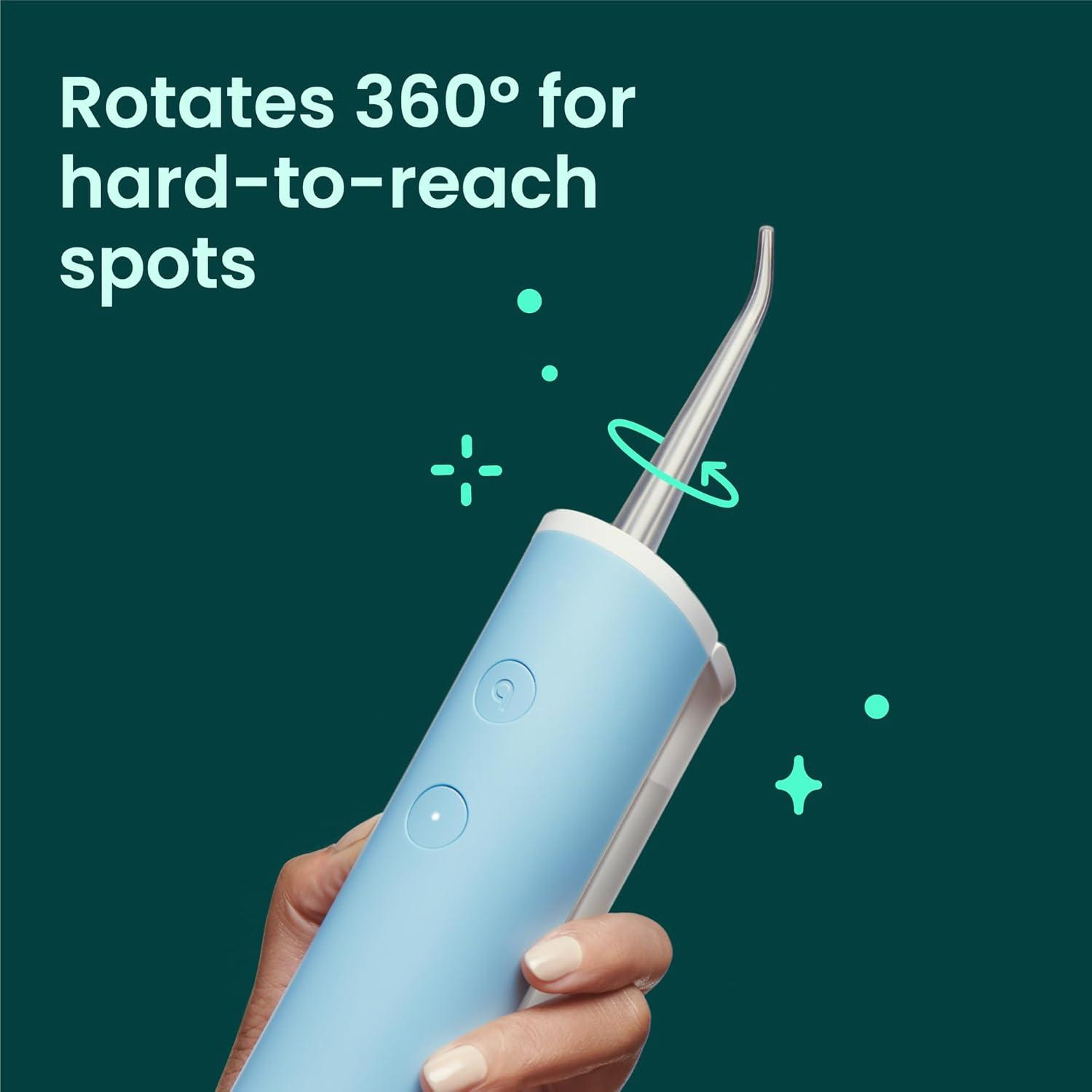 image:imagequip Water Flosser Tip Refills Cordless Water Flosser Refill Tips Teeth Cleaner Pick with 360 Degree Rotating Replaceable Tip Rechargeable Water Dental Pick Refills 3 ct