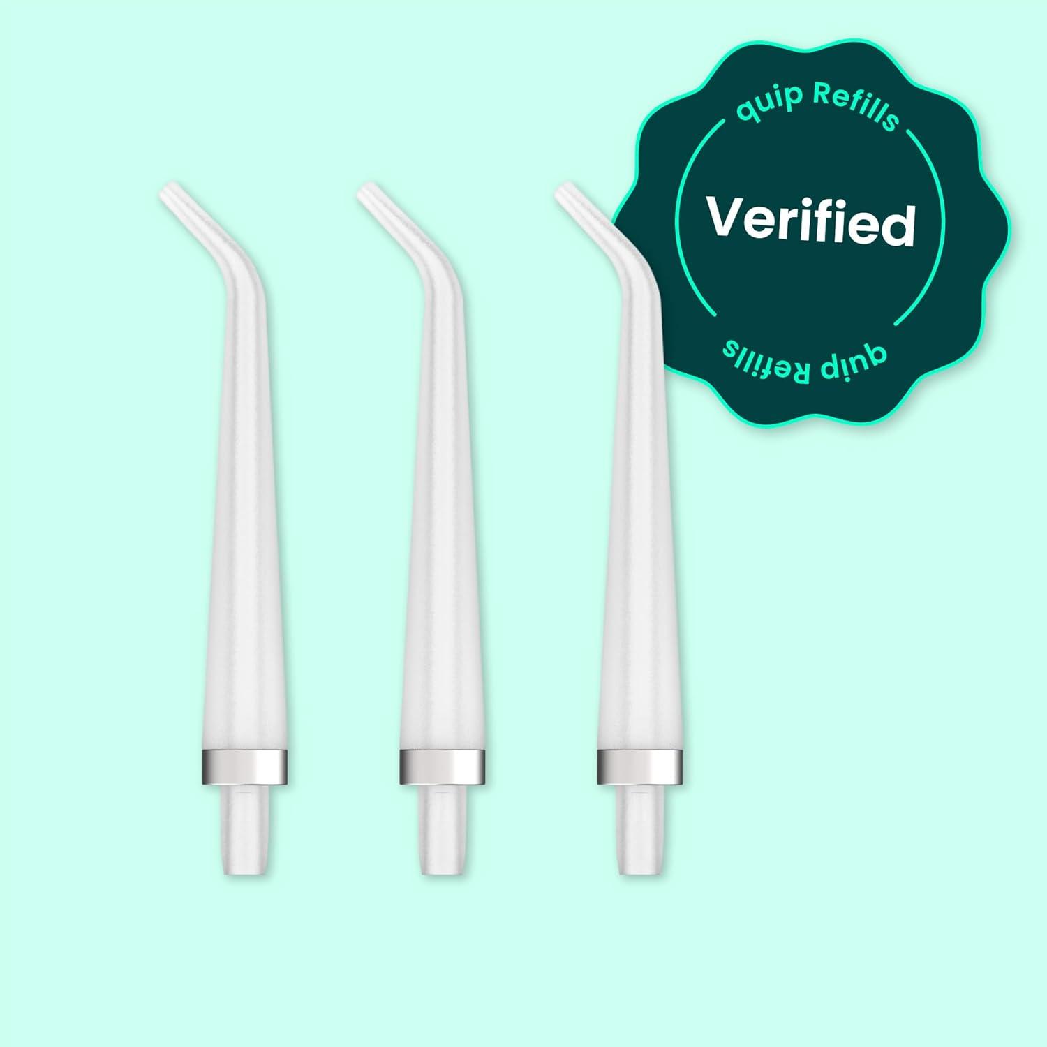 image:imagequip Water Flosser Tip Refills Cordless Water Flosser Refill Tips Teeth Cleaner Pick with 360 Degree Rotating Replaceable Tip Rechargeable Water Dental Pick Refills 3 ct