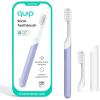 image:imageQuip Sonic Electric Toothbrush for Adults  Time Travel amp Soft Bristles with Travel Case amp Replacement Brush Head  3 Month Battery Life Plastic Handle  GreenLavender
