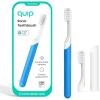 image:imageQuip Sonic Electric Toothbrush for Adults  Time Travel amp Soft Bristles with Travel Case amp Replacement Brush Head  3 Month Battery Life Plastic Handle  GreenBlue