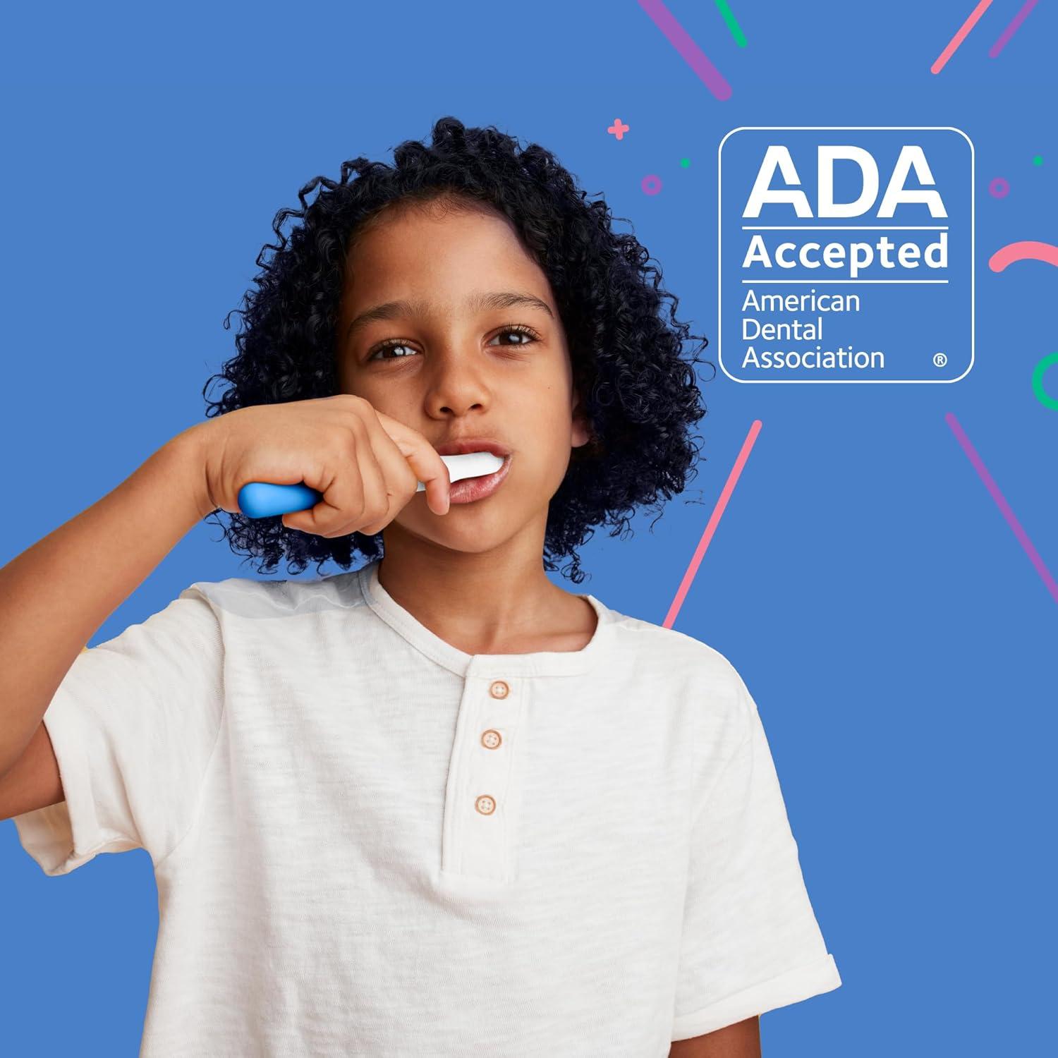 image:imageQuip Sonic Toothbrush for Kids Timed Electric Toothbrush with Small Replaceable Brush Head Soft Bristles Rubber Handle 3 Month Battery Life Travel Toothbrush BlueBlue
